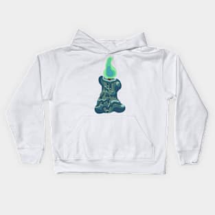 Blue candle Kids Hoodie